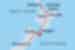 Map of New Zealand's North To South Island Adventure including New Zealand