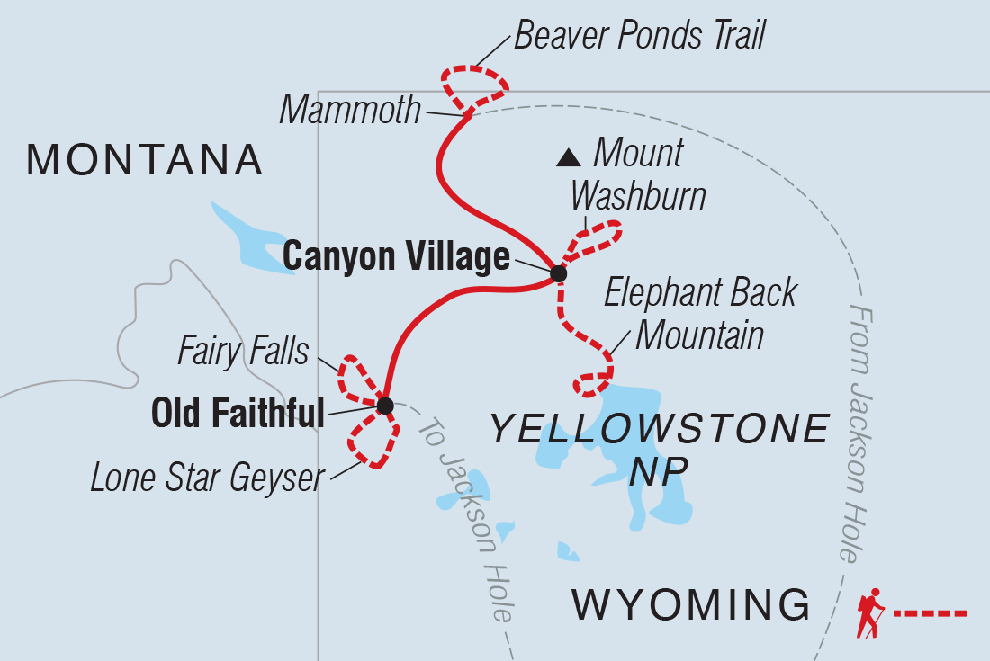 Hiking in Yellowstone