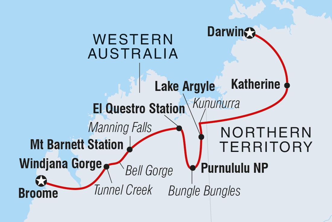 Darwin to Broome Outback