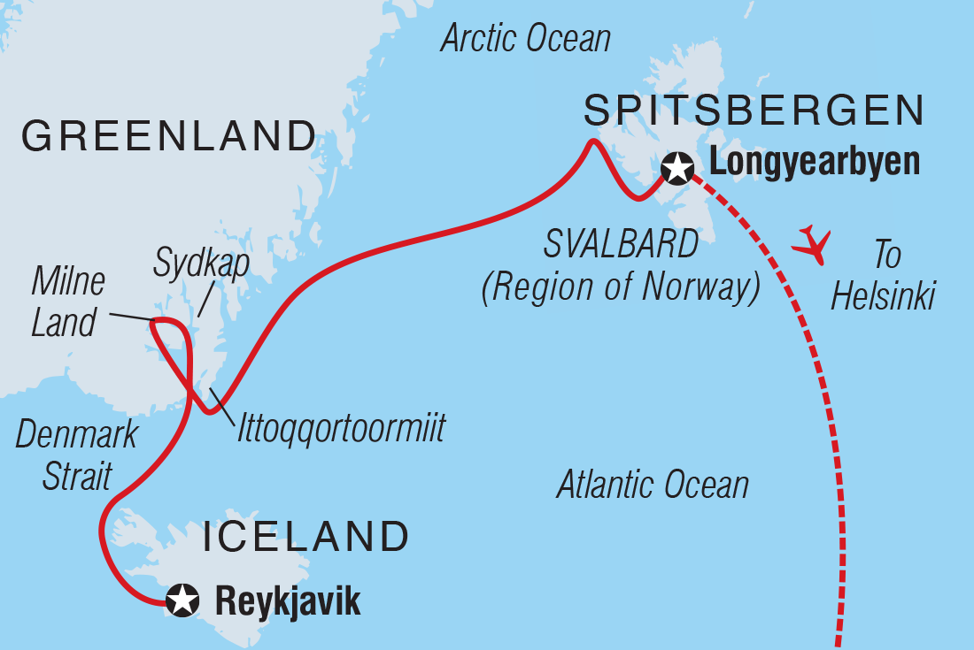 Three Arctic Islands: Iceland, Greenland, Spitsbergen