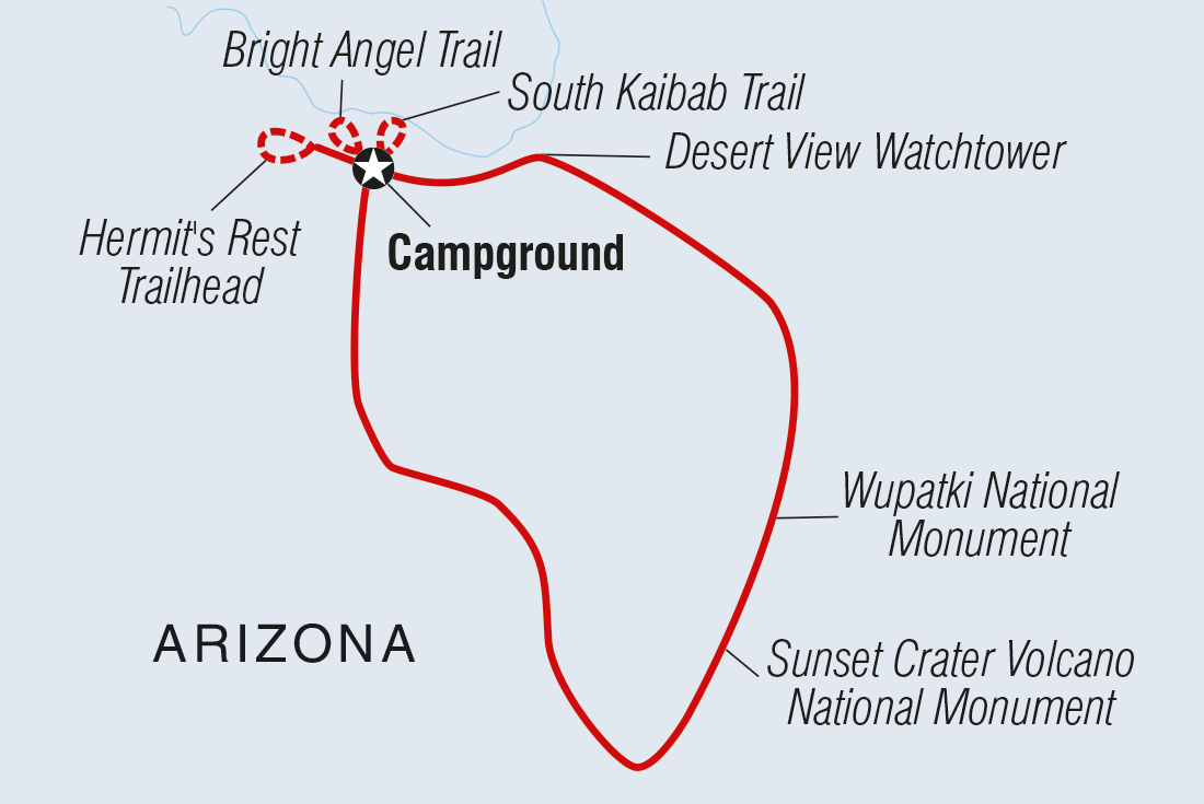 Hiking and Camping in Grand Canyon - South Rim